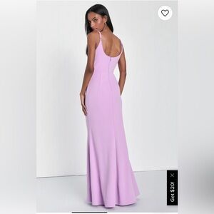 Purple Lulus maxi dress